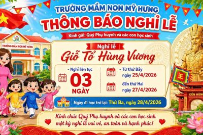 THÔNG BÁO NGHỈ LỄ GIỖ TỔ HÙNG VƯƠNG