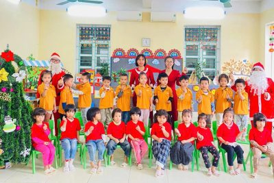Giáng sinh yêu thương tại trường mầm non Mỹ Hưng
