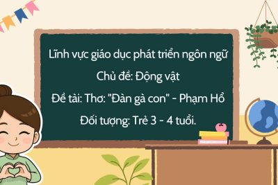 Video AI bài thơ Đàn gà con – GV Vũ Thị Huyền Trang
